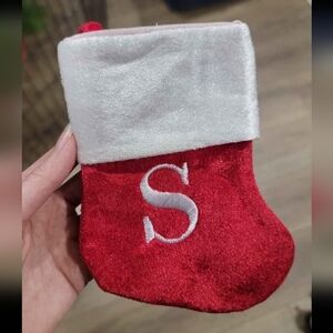 Small S velvet stocking